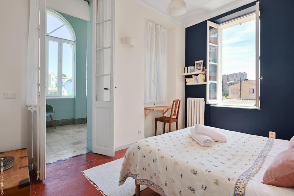 Villa Emma Au Coeur De Malmousque Marseille Eksteriør billede